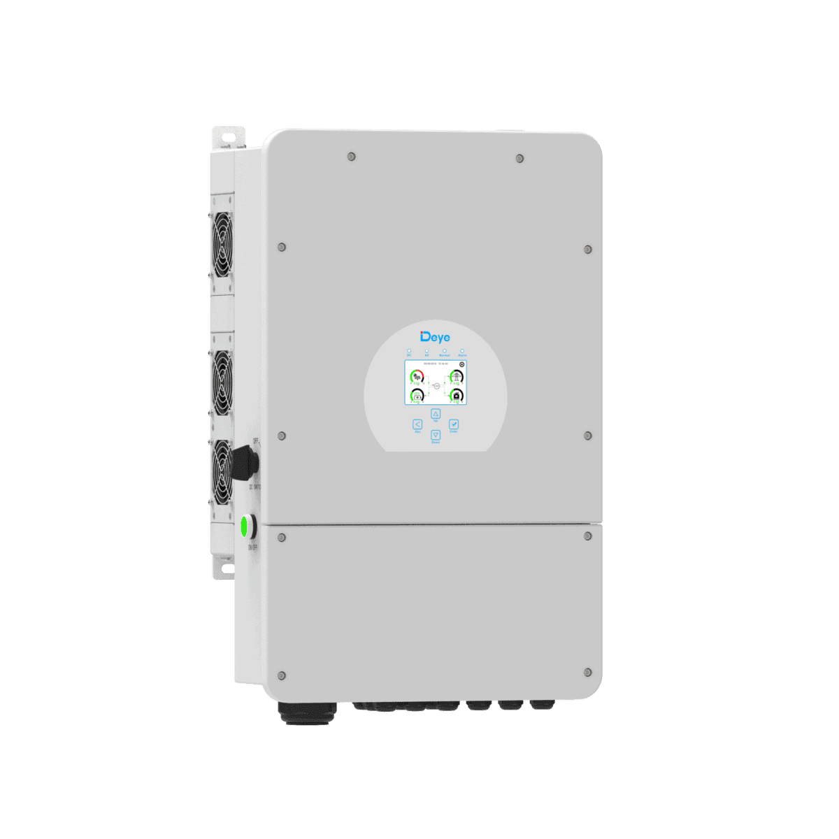 Гибридный инвертор Deye SUN-12K-SG02LP1-EU-AM3 — 12 кВт, 1 фаза, 3 MPPT